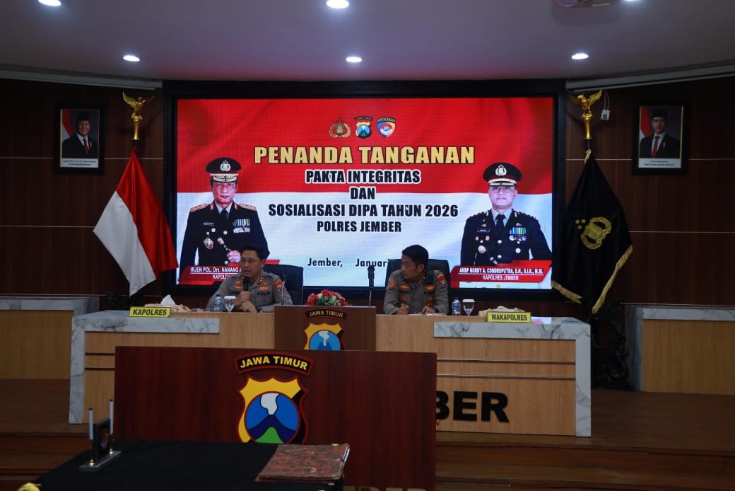 Awal 2026 Polres Jember Tegaskan Komitmen Integritas dan Transparansi Pelayanan