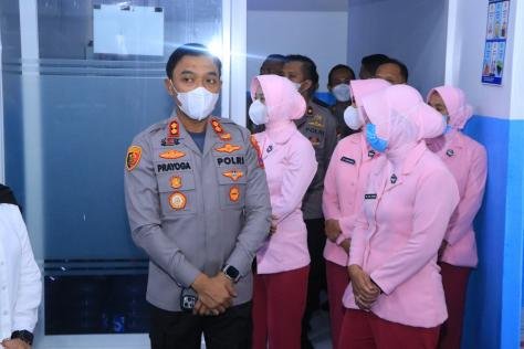 Kapolres Ngawi Cek SPPG di Kasreman Pastikan Pemenuhan Gizi yang Higienis untuk MBG