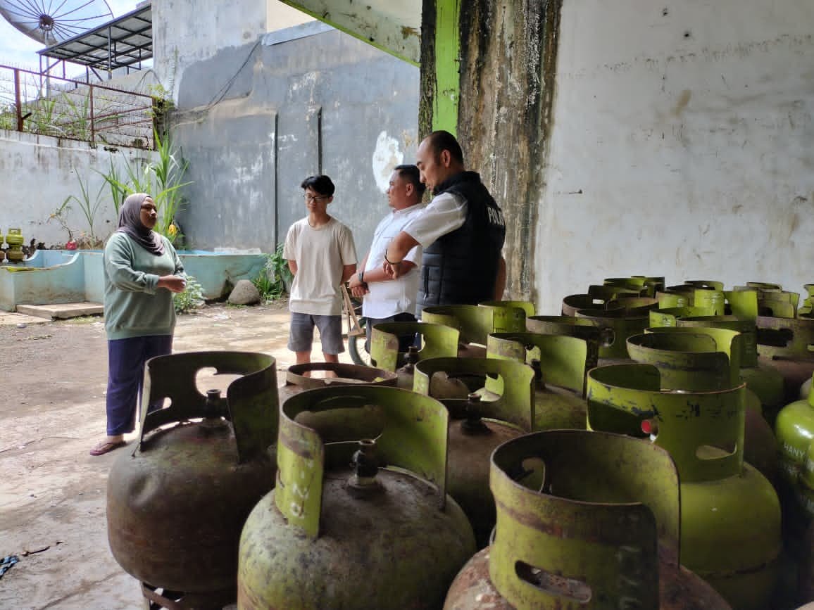 Jelang Ramadhan Polres Bondowoso Cek Ketersediaan dan Penyaluran Gas Melon