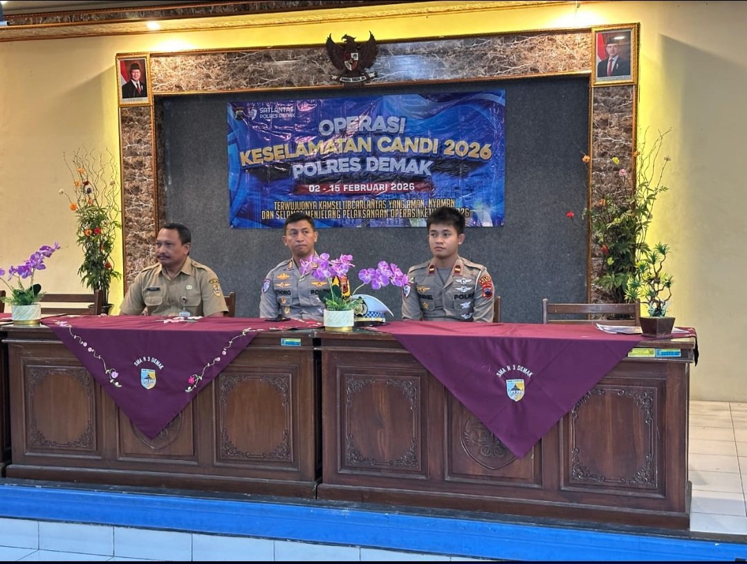 Satlantas Polres Demak Gelar Police Go To School, Fokus Keselamatan Berkendara