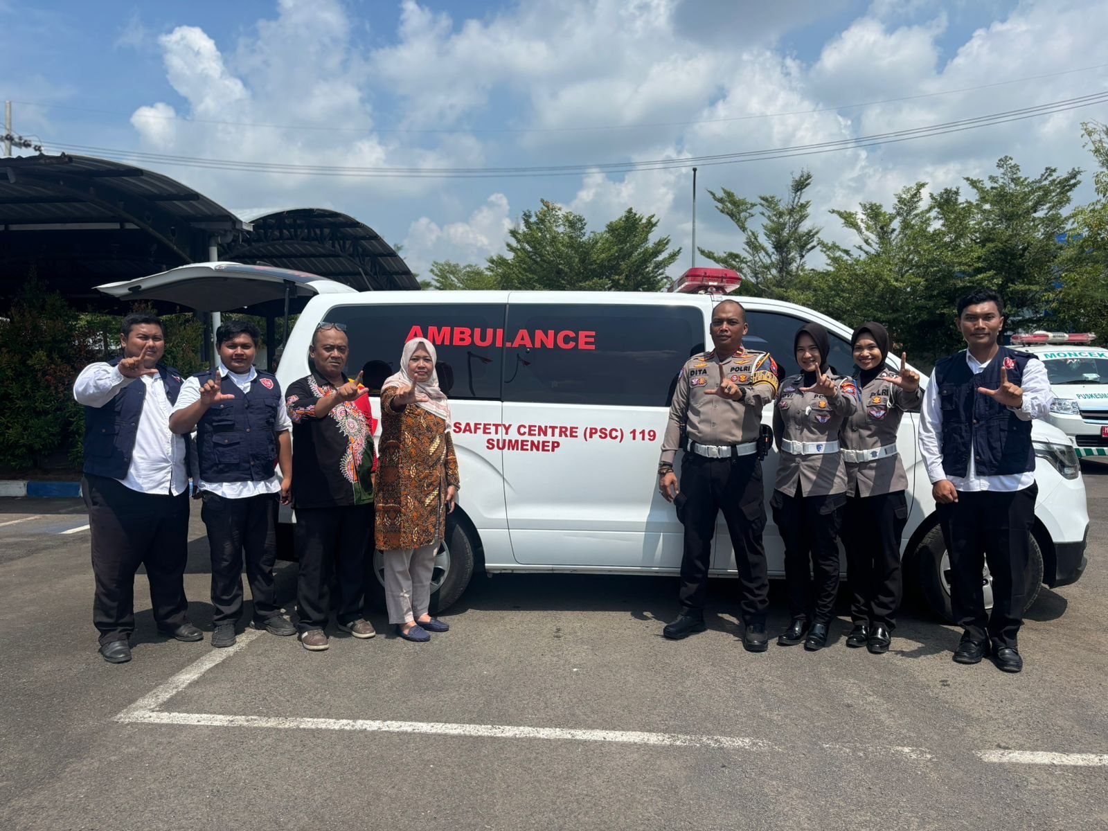 Satlantas Polres Sumenep Gelar Safety Driving bagi Sopir Ambulans dalam Ops Keselamatan Semeru 2026