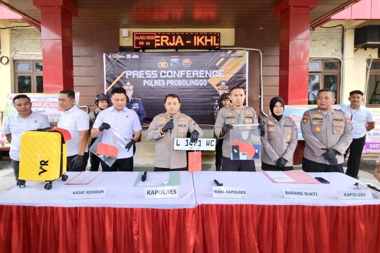 Polres Probolinggo Amankan 3 Tersangka Pencuri Koper Milik Wisatawan Asal Thailand di Gunung Bromo