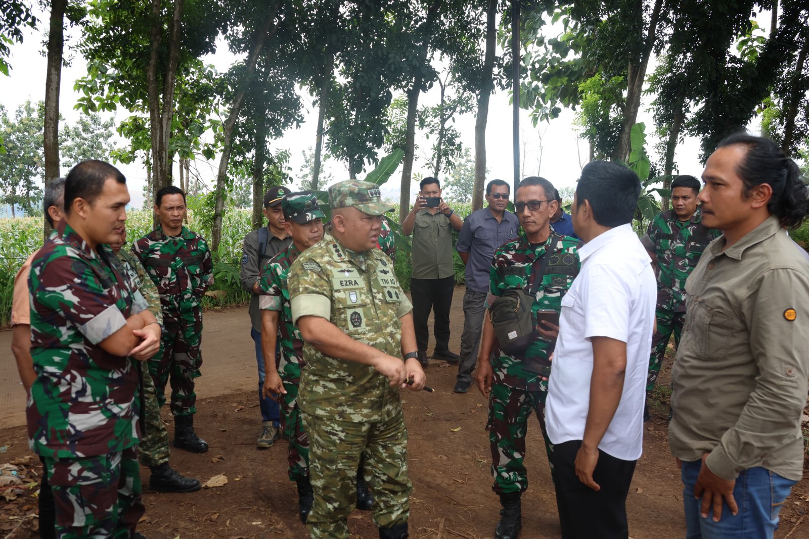 Korem 073-Makutarama Gandeng Perhutani Kendal Wujudkan Yon TP 935 Satria Bahurekso