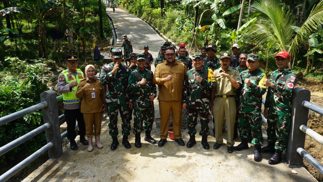 Sinergi TNI dan Pemkab Purbalingga Perkuat Infrastruktur Lewat TMMD Reguler ke-128