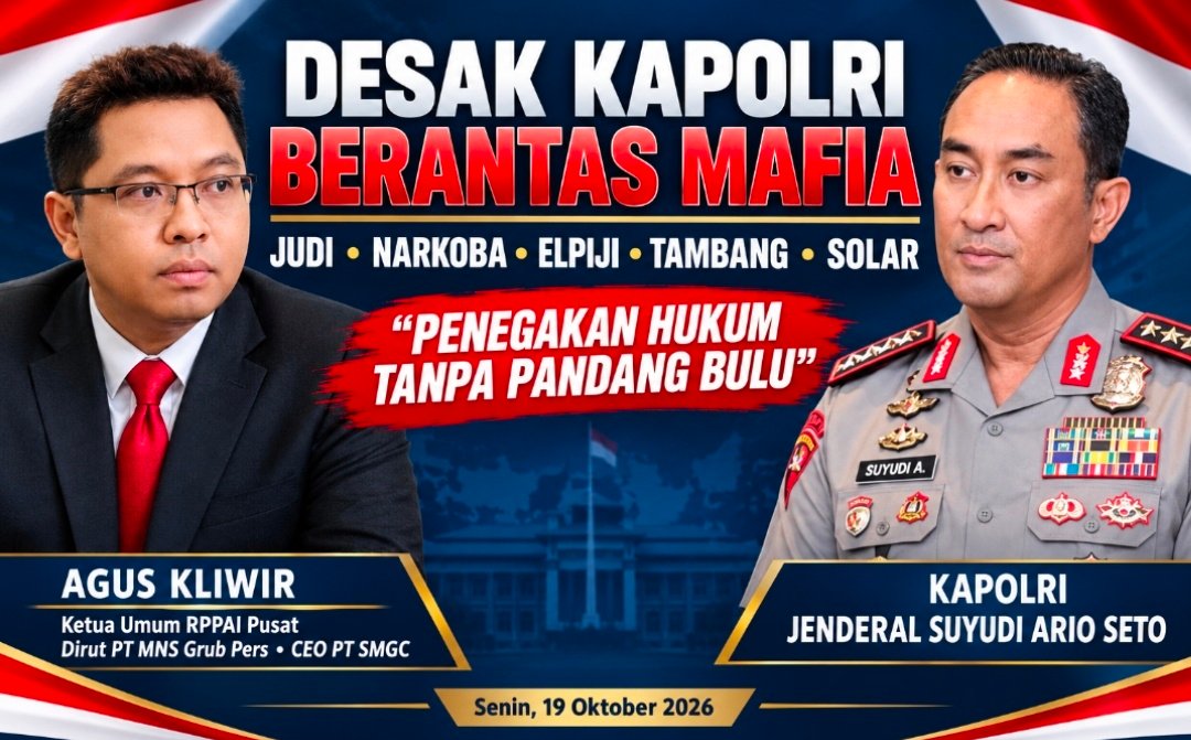 Agus Kliwir Minta Kapolri Bongkar Jaringan Mafia