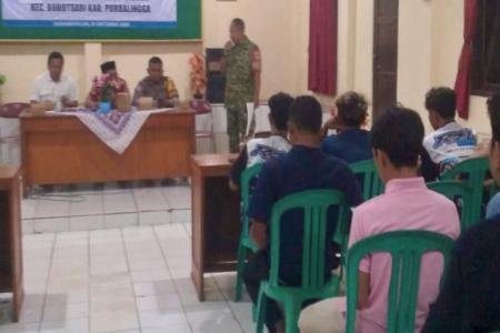 Babinsa Koramil 08-Bobotsari Sosialisasikan Rekrutmen Bintara dan Tamtama TNI AD TA 2027