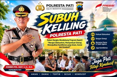 Subuh Keliling Digelar 20 Polsek, Ini Pesan Kapolresta Pati