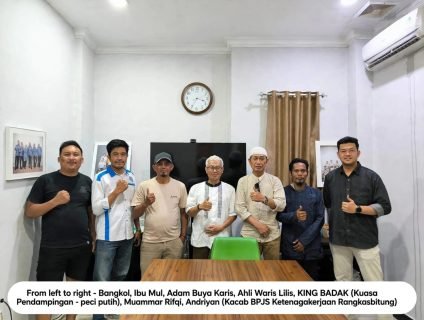 DESAKAN KING BADAK BERBUAH HASIL, BPJS KETENAGAKERJAAN RANGKASBITUNG AKHIRNYA TERIMA BERKAS SANGGAHAN KLAIM JKM ALM. IBU LILIS