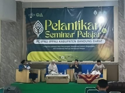 Pelantikan Pengurus serta Seminar Pelajar PC IPNU Kabupaten?Bandung Barat di Masjid Agung Ash?Shiddiq.